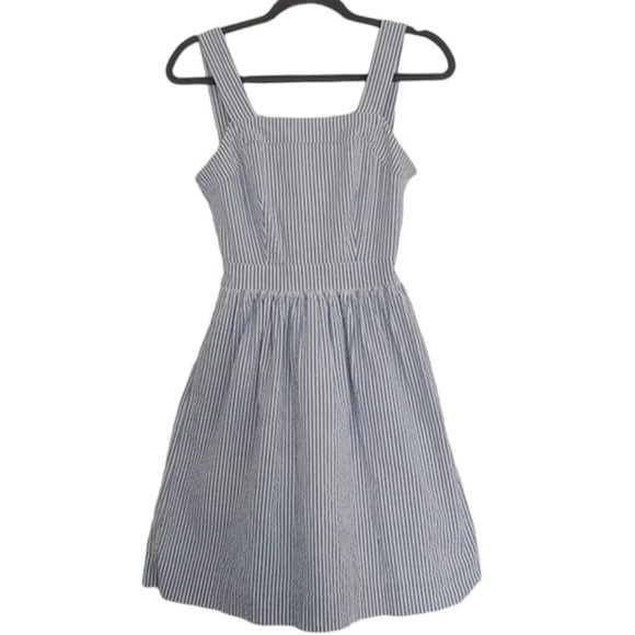 J. Crew Seersucker apron dress - Picture 8 of 9